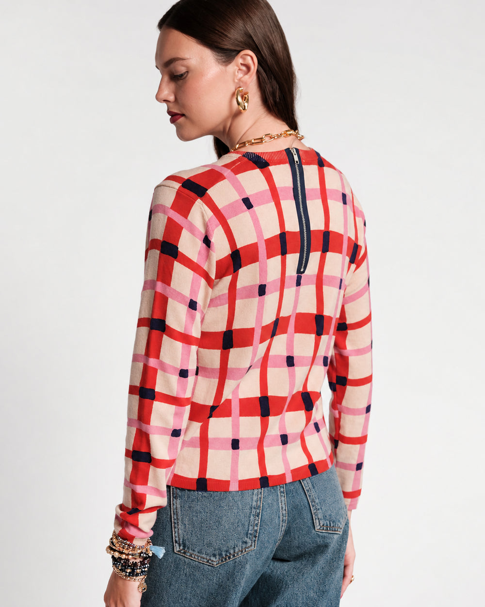 Honey Sweater - Lollipop Lattice Sweater Frances Valentine