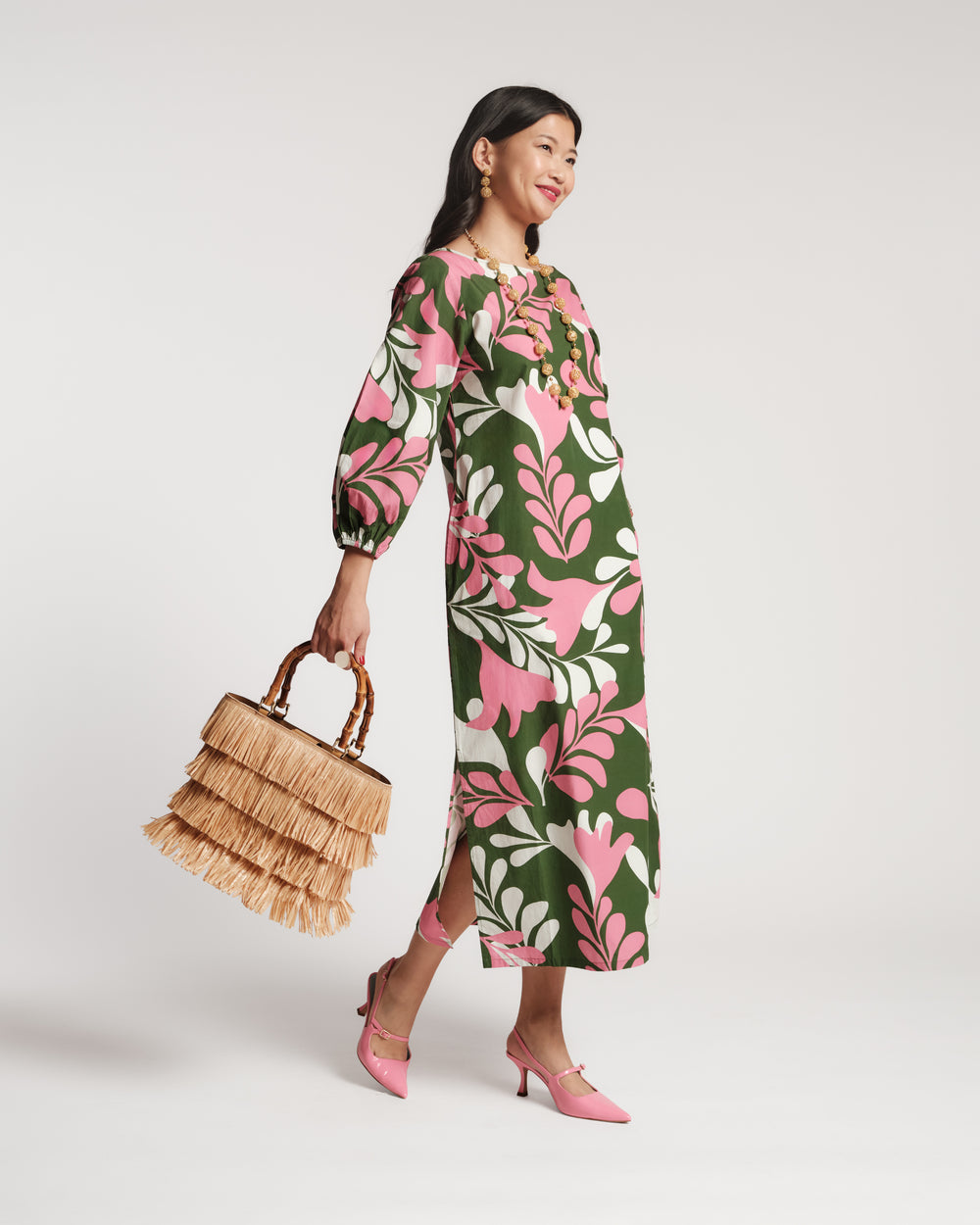Hula Raffia Tote - Natural Handbag Frances Valentine