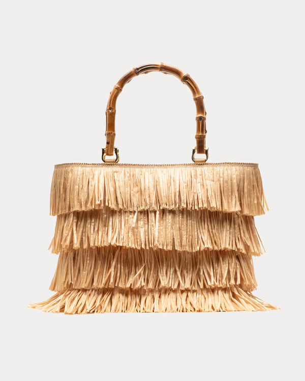Hula Raffia Tote - Natural