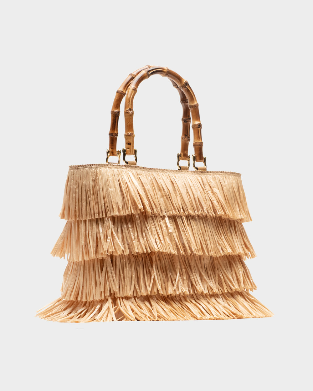 Hula Raffia Tote - Natural Handbag Frances Valentine