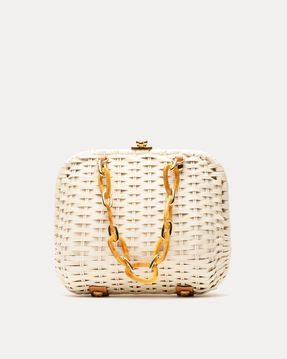 Hen Wicker Bag - Off White