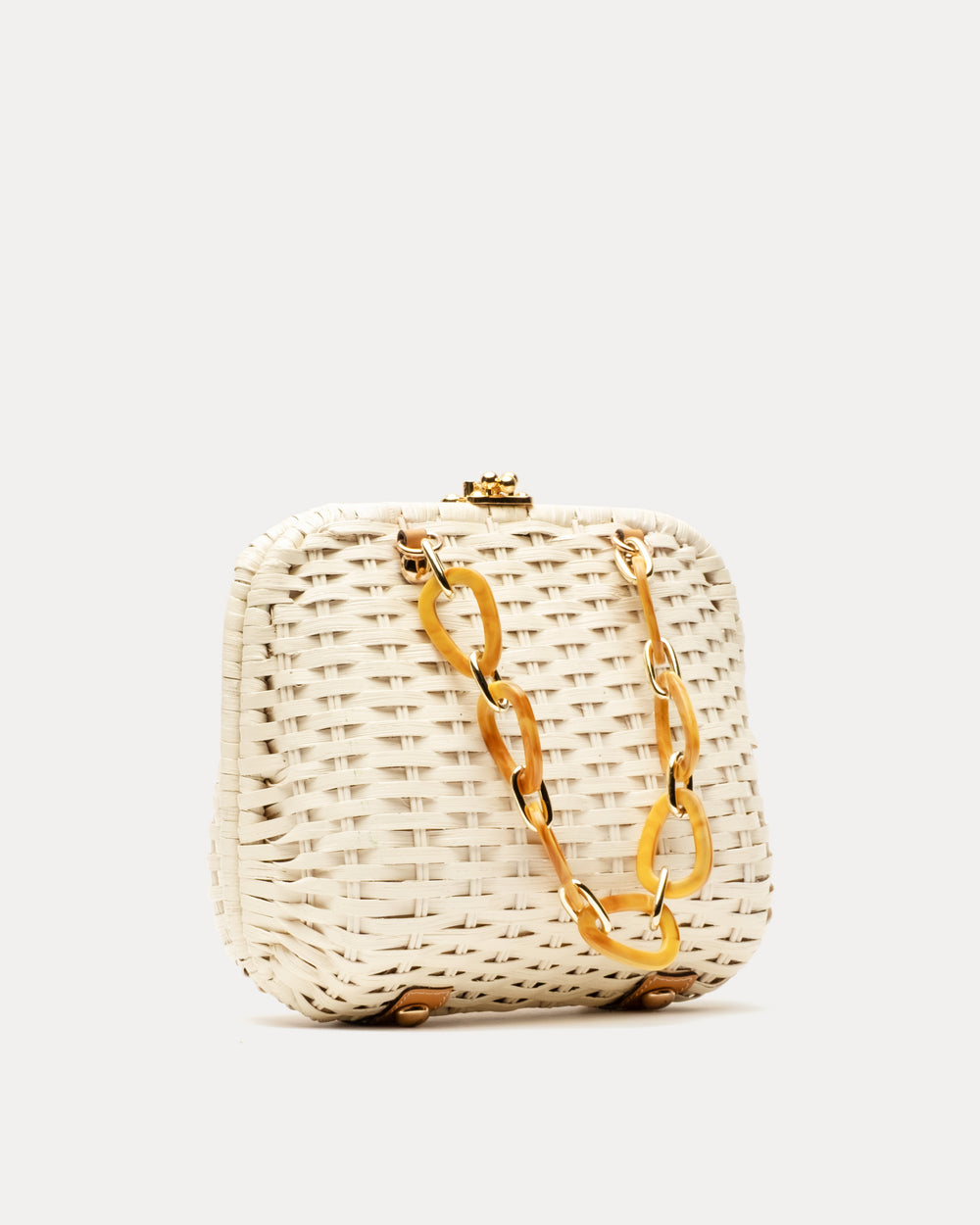Hen Wicker Bag - Off White
