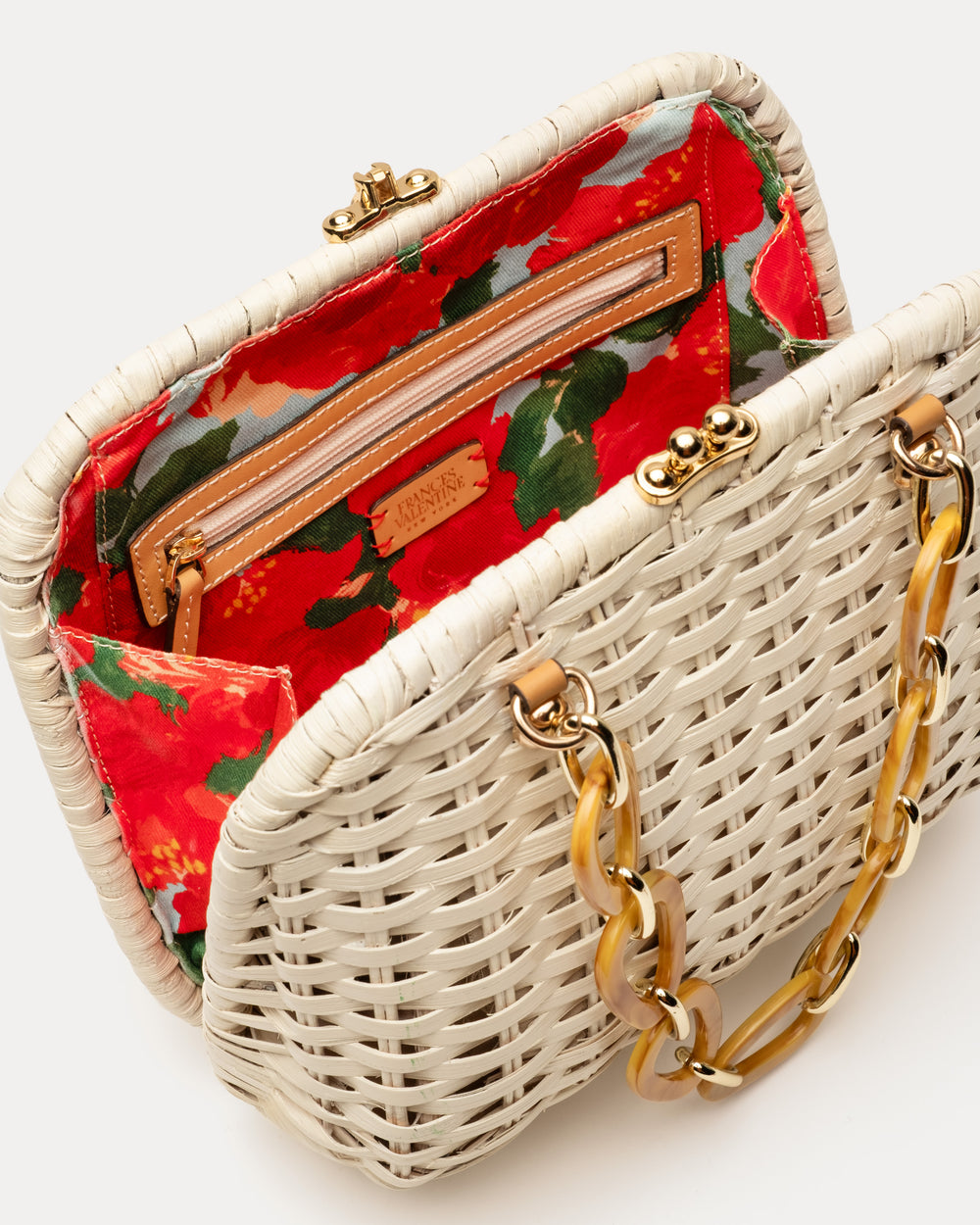 Hen Wicker Bag - Off White