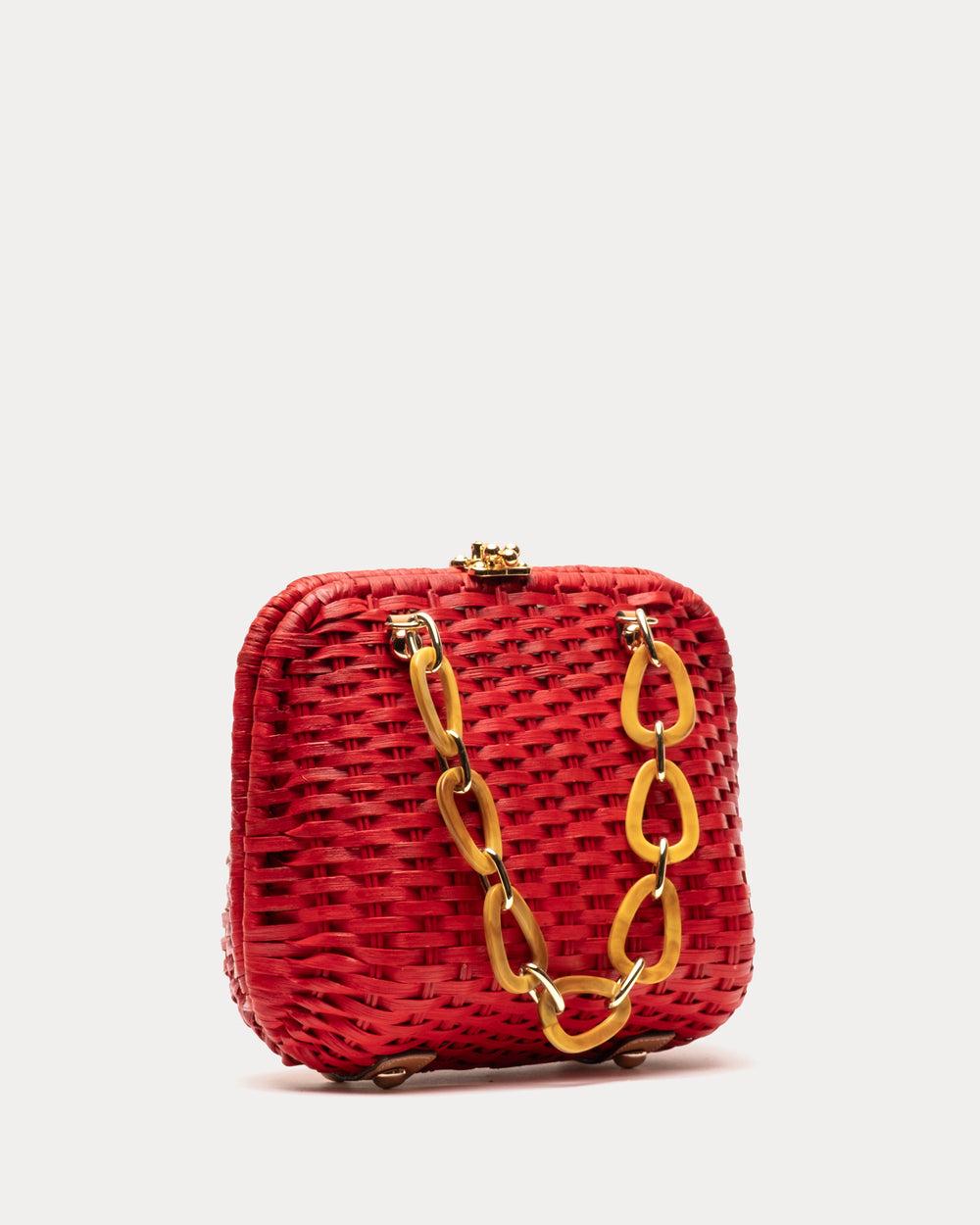 Hen Wicker Bag - Red Basket Frances Valentine