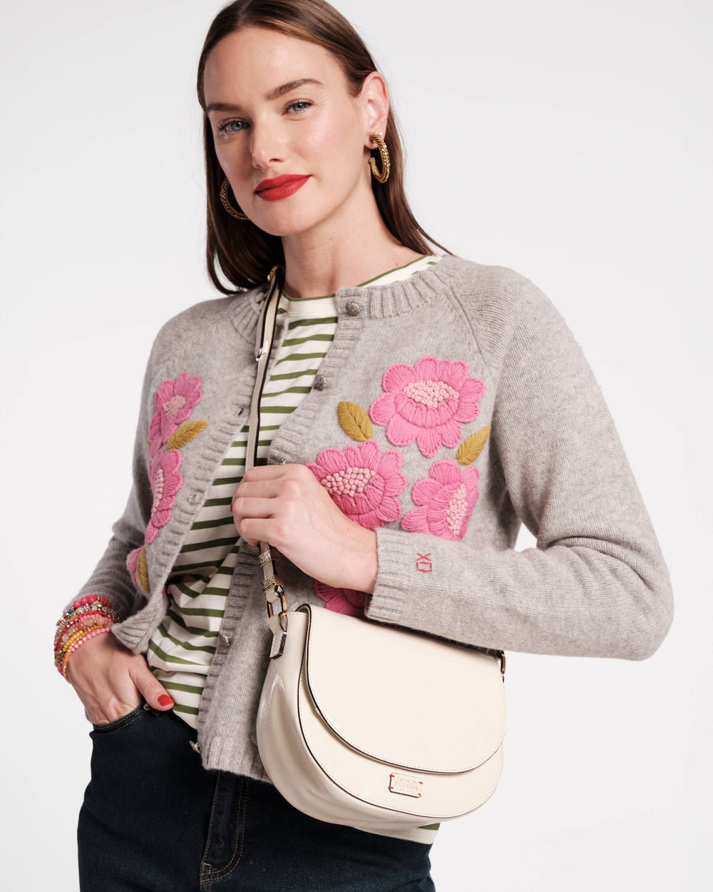 Ellen Saddle Bag - Crinkled Leather - Frances Valentine