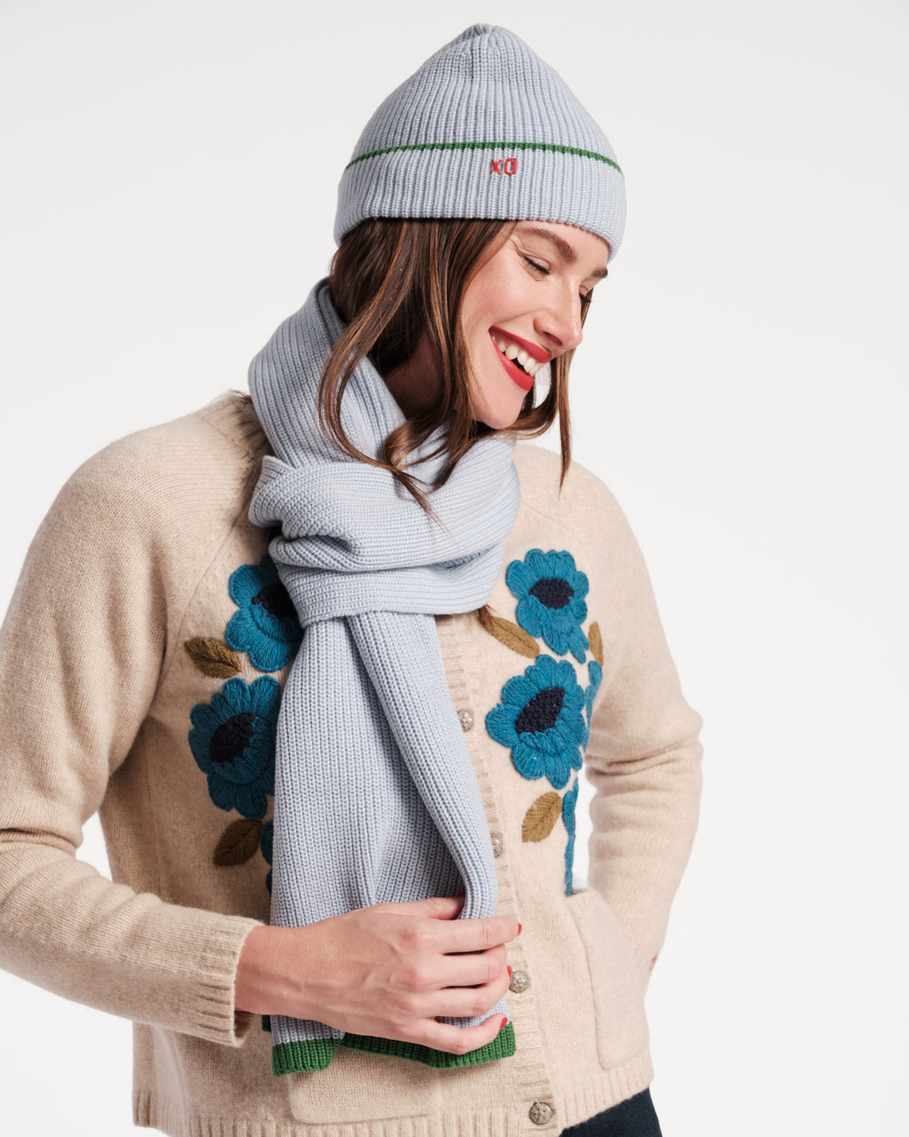 Cuffed Ribbed Beanie Hat Fownes