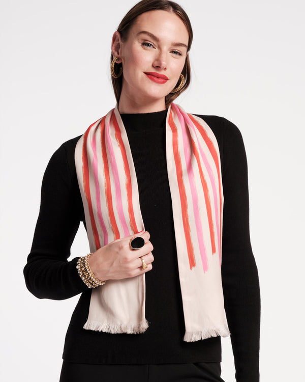 Vintage Stripe Scarf Scarf Fownes