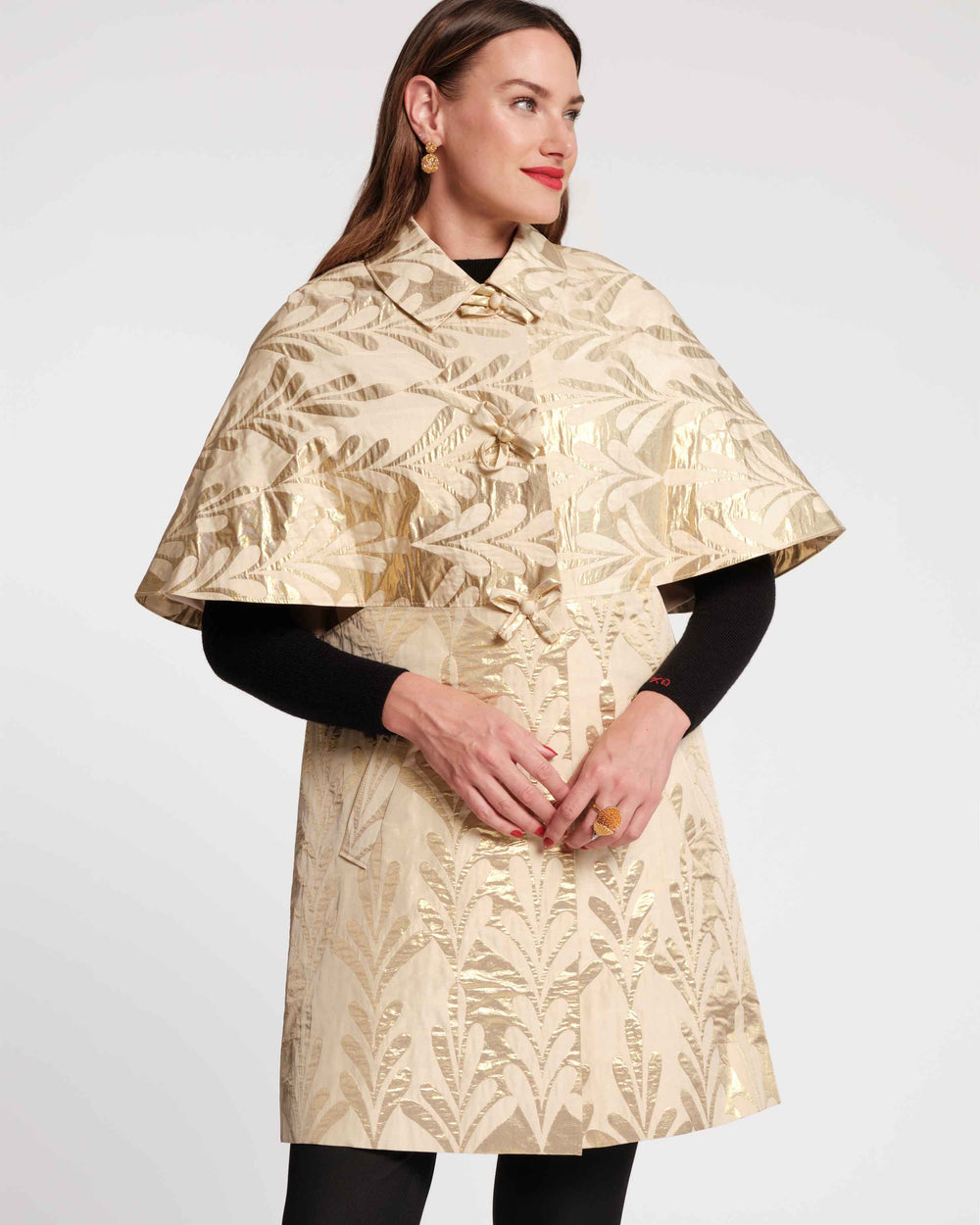 Marvelous Jacket - Royal Palm Jacquard Gold