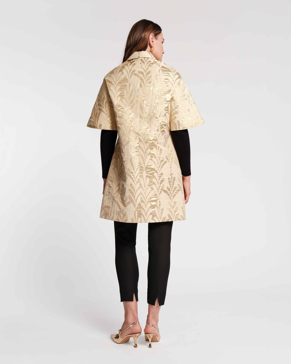 Marvelous Jacket - Royal Palm Jacquard Gold