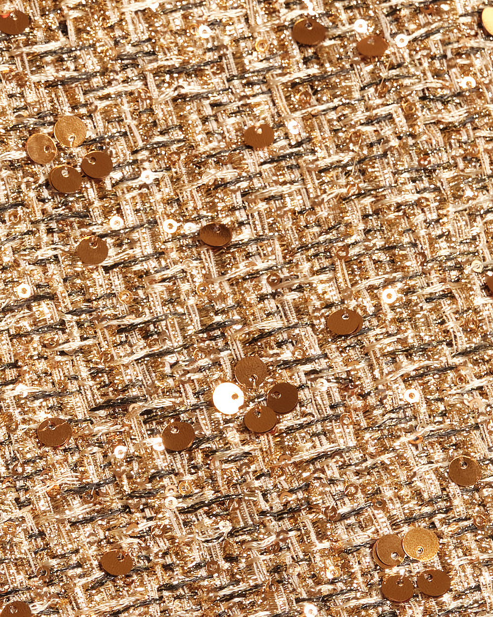 Mod Sequin Dress - Gold