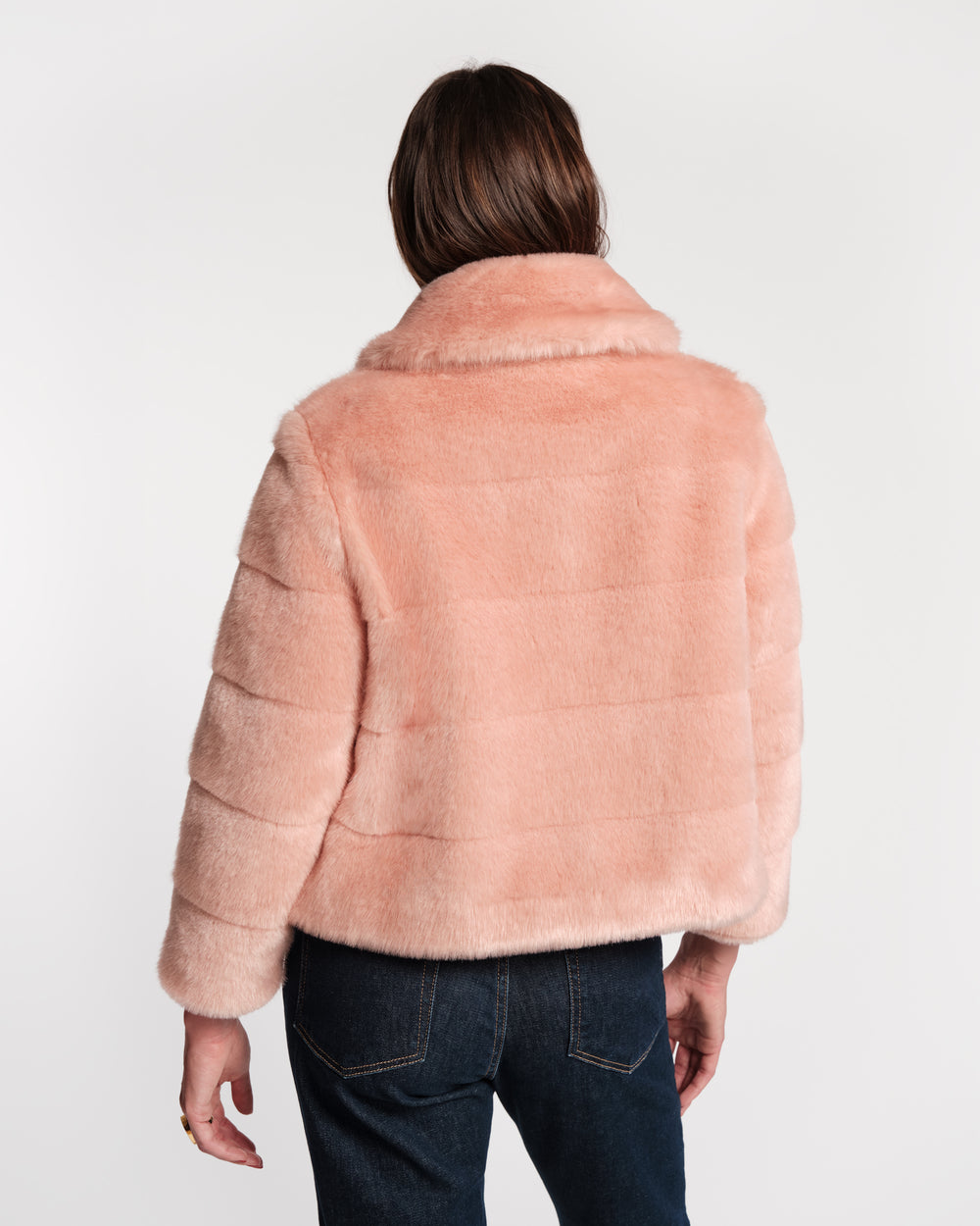 Babe Jacket - Faux Mink Fur Light Pink - Frances Valentine