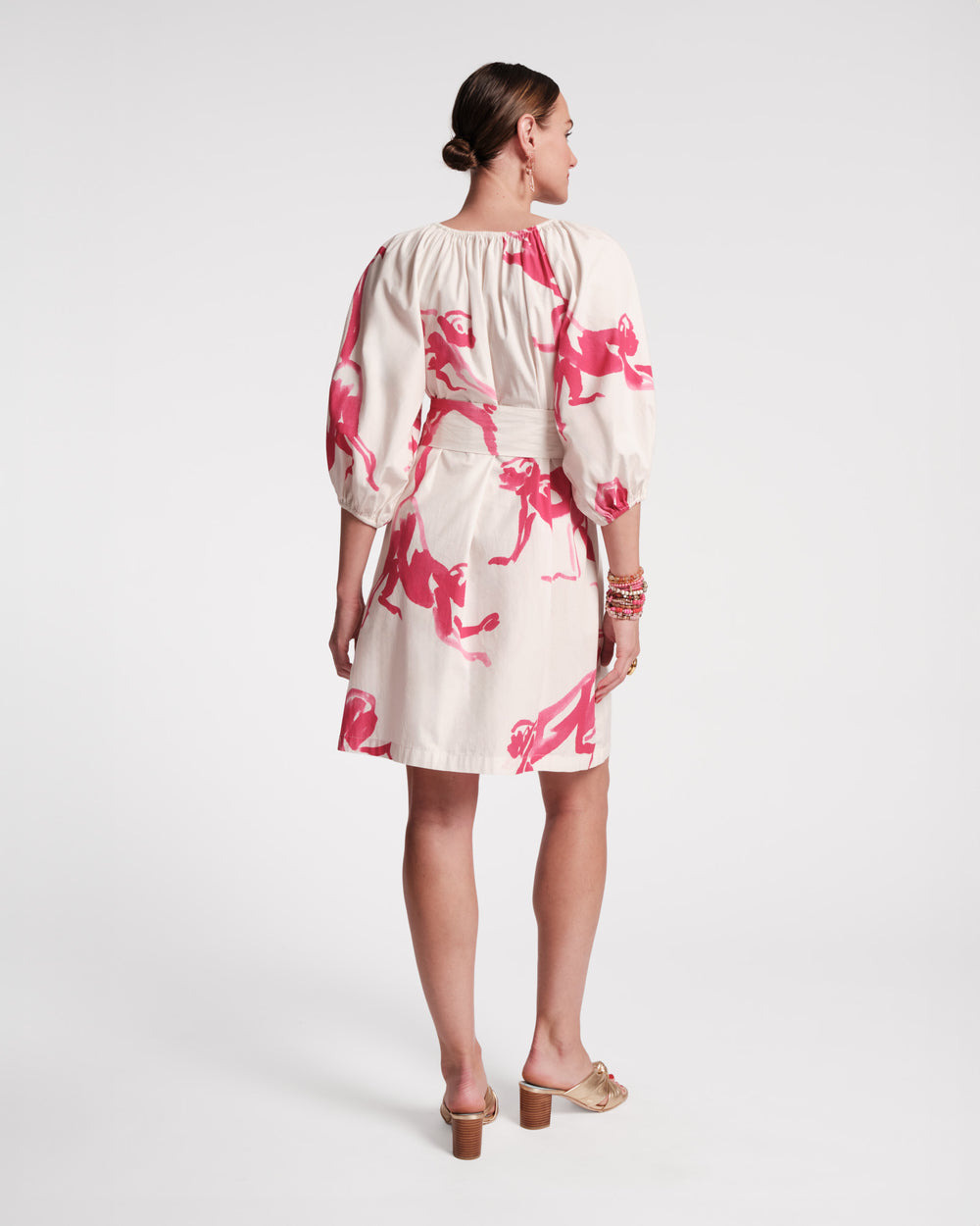 Bliss Mini Dress - Pink Monkey - Frances Valentine