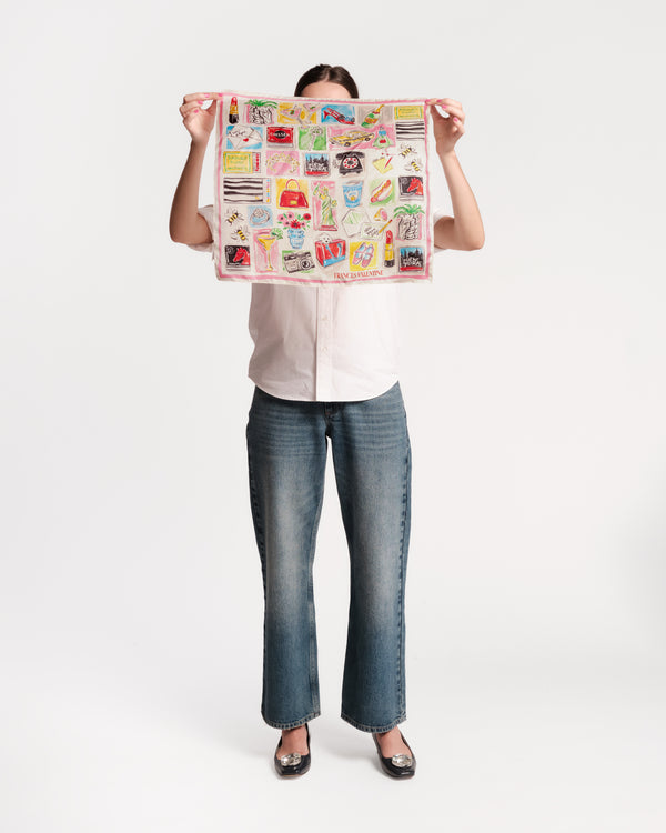 Silk Scarf - NYC Icons Scarf Frances Valentine