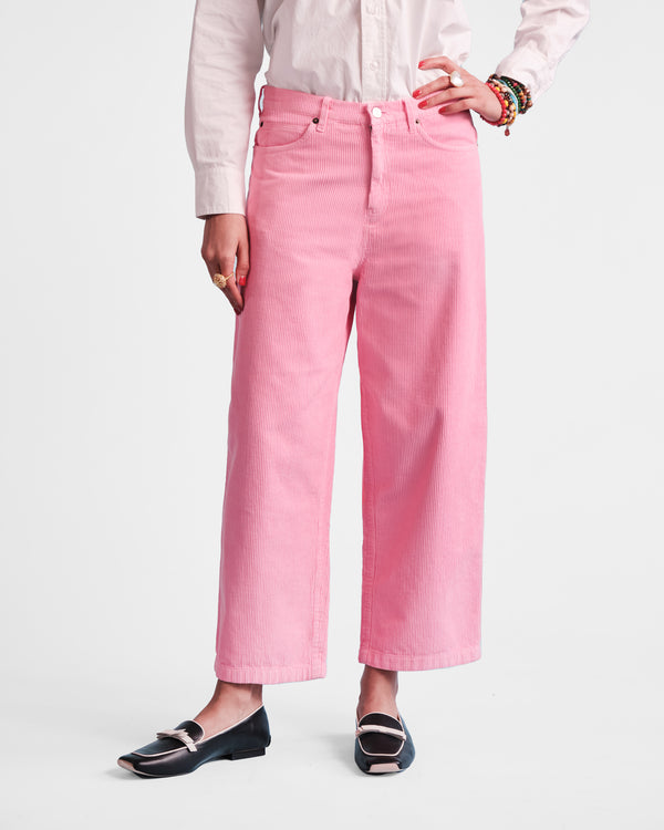 Jane Corduroy Pant - Pink - Frances Valentine