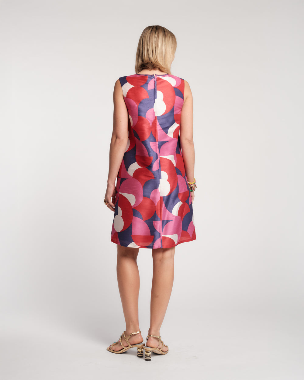 Jean Keyhole Shift Dress - Kaleidoscope Dresses Frances Valentine