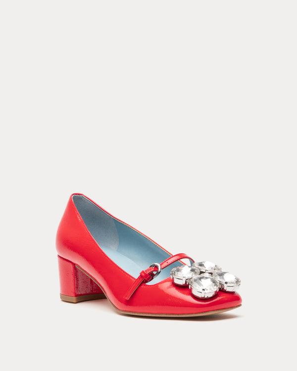 Josephine Heel - Red Heels Frances Valentine