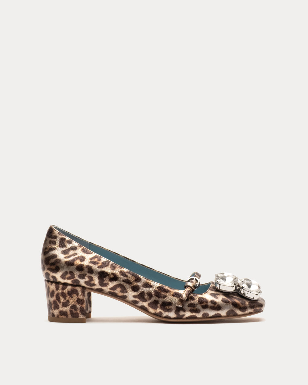 Josephine Heel - Metallic Leopard Heels Frances Valentine