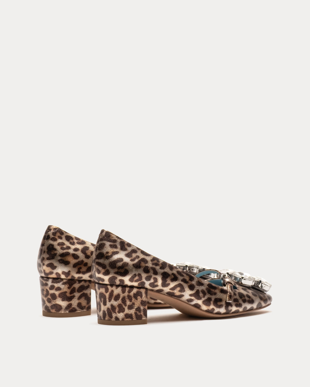 Josephine Heel - Metallic Leopard Heels Frances Valentine
