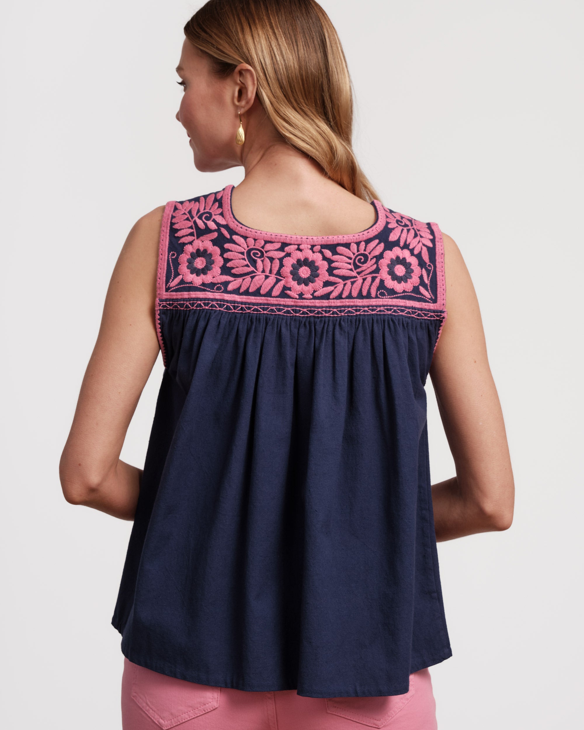 Jess Floral Embroidery Top