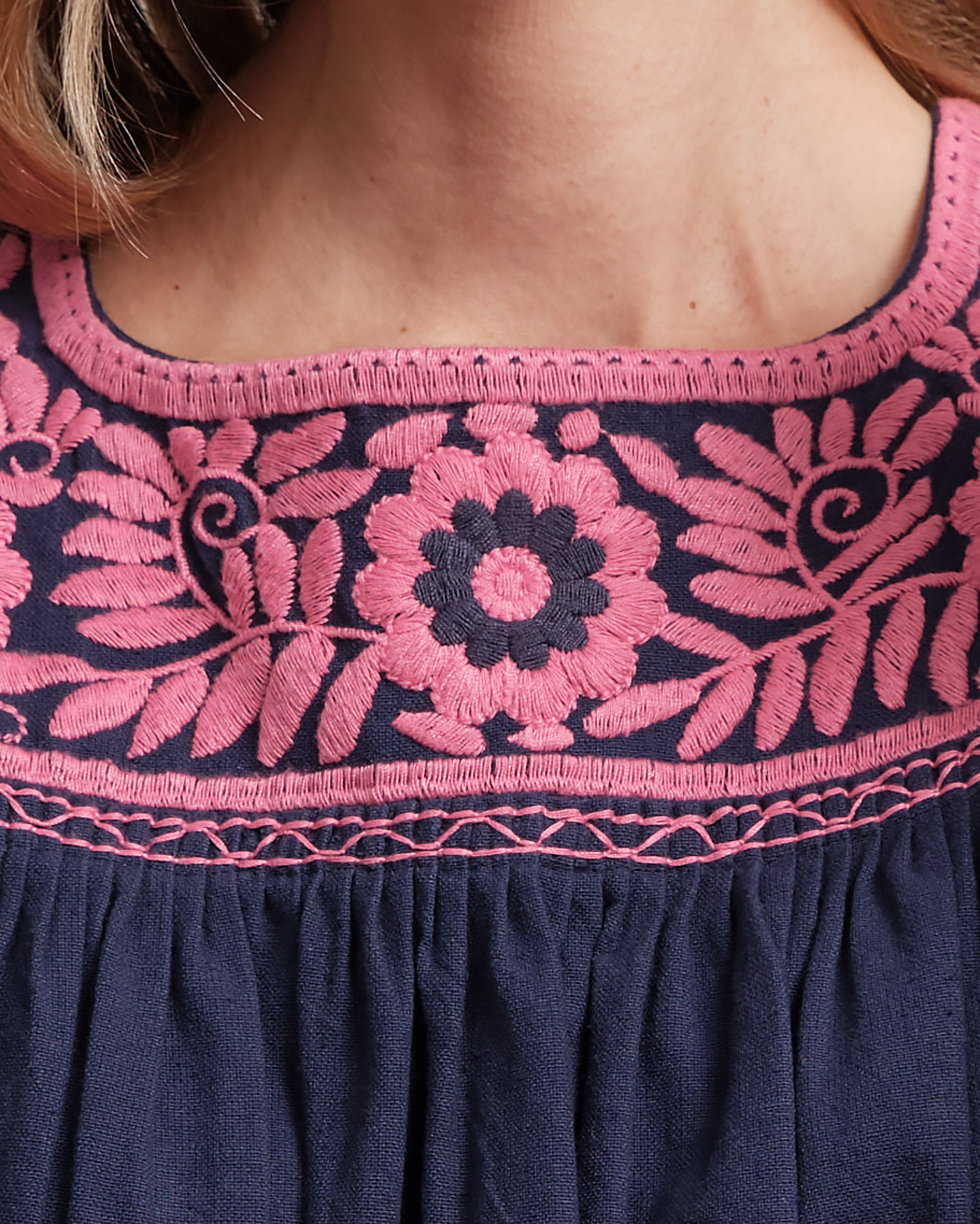 Jess Floral Embroidery Top