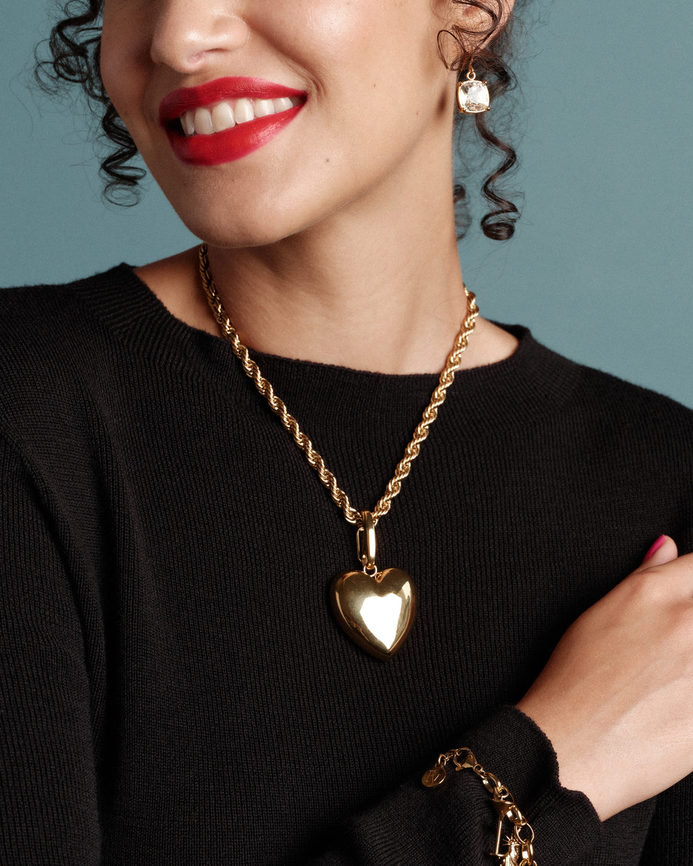 FV Sweetheart Necklace 17" - Gold Jewelry Frances Valentine