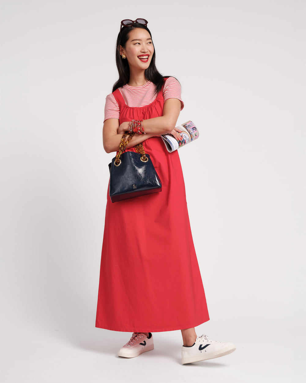 Lynda Maxi Dress - Red Dresses Frances Valentine