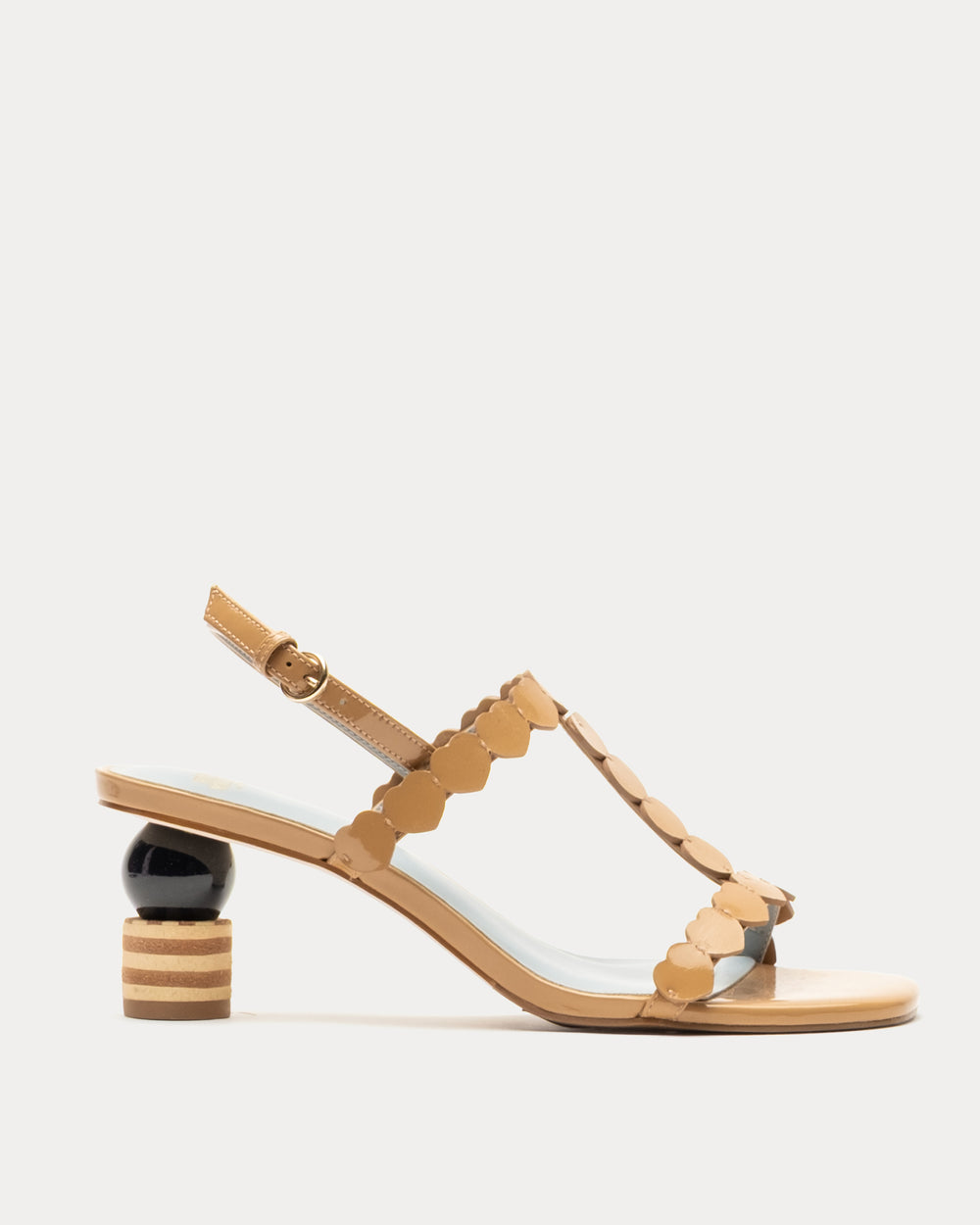 Kiki Heart Heel - Natural Heels Frances Valentine