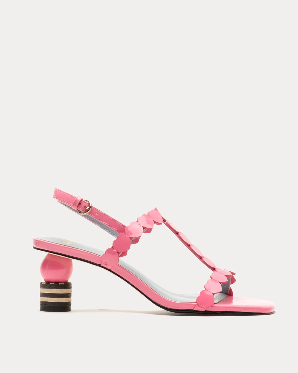 Kiki Heart Heel - Pink Heels Frances Valentine