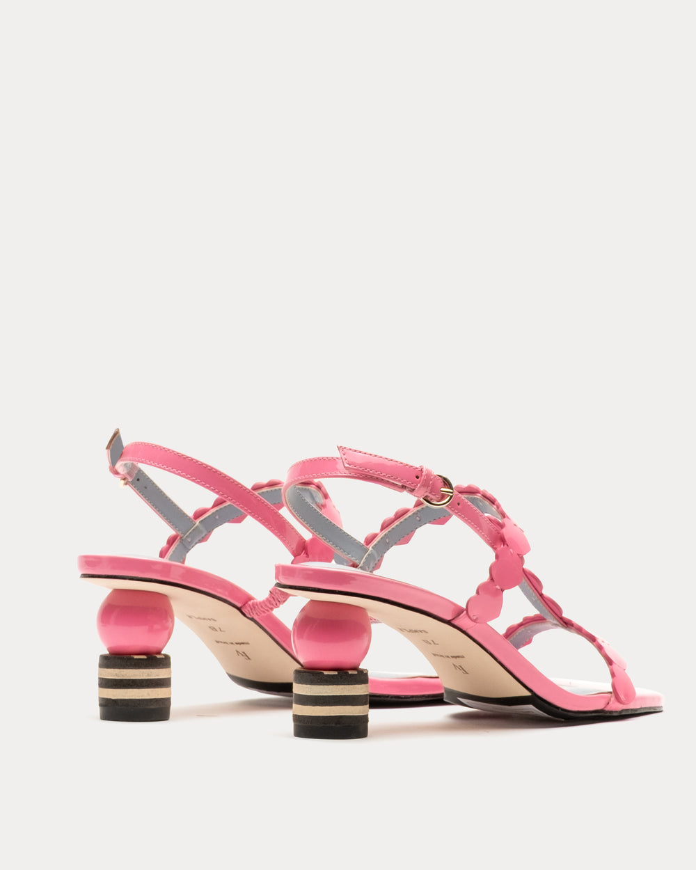 Kiki Heart Heel - Pink Heels Frances Valentine