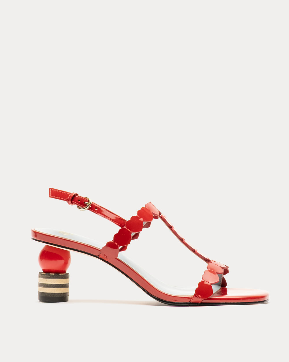 Kiki Heart Heel - Red Heels Frances Valentine
