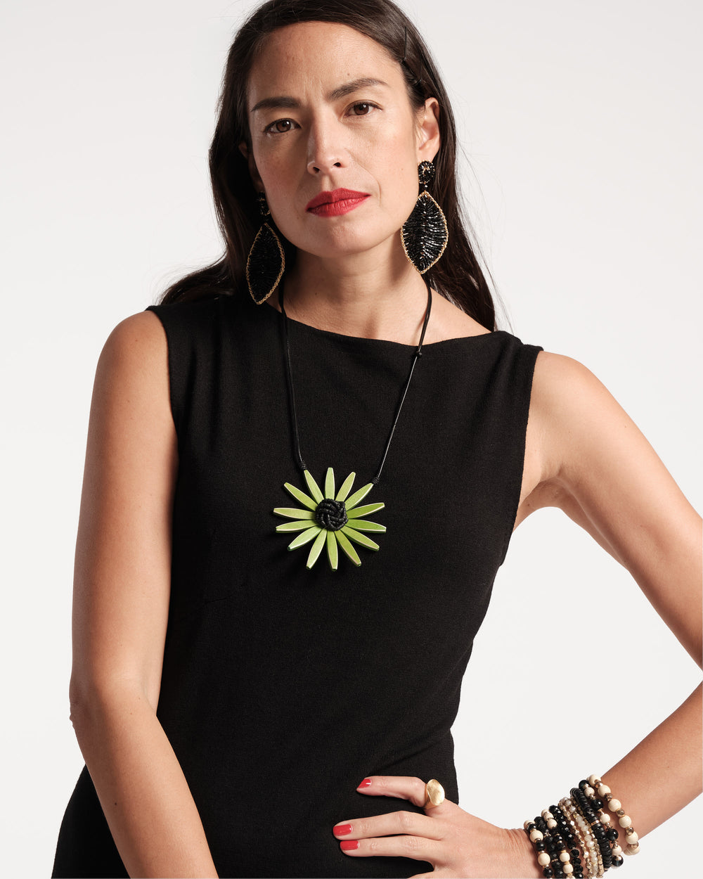 Amaya Flower Necklace - Frances Valentine