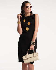 Mika Knit Dress Black - Frances Valentine