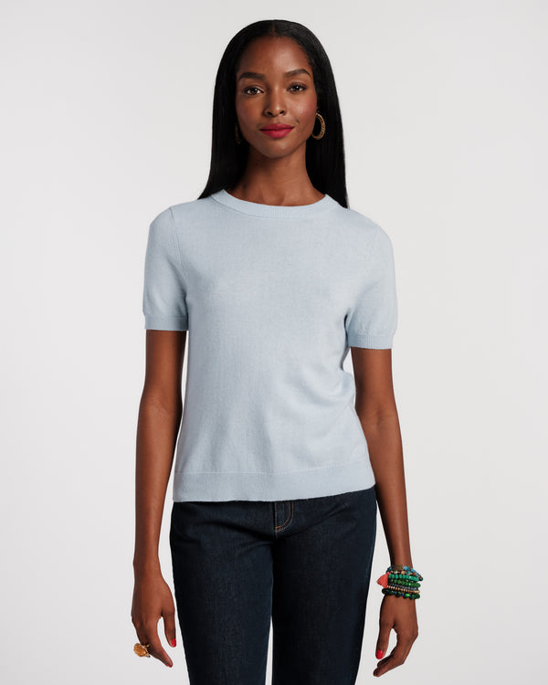 Jo Knit T - Light Blue - Frances Valentine