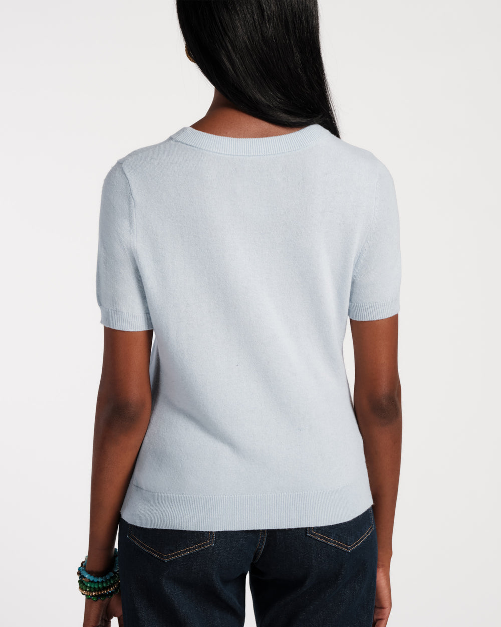 Jo Knit T - Light Blue - Frances Valentine