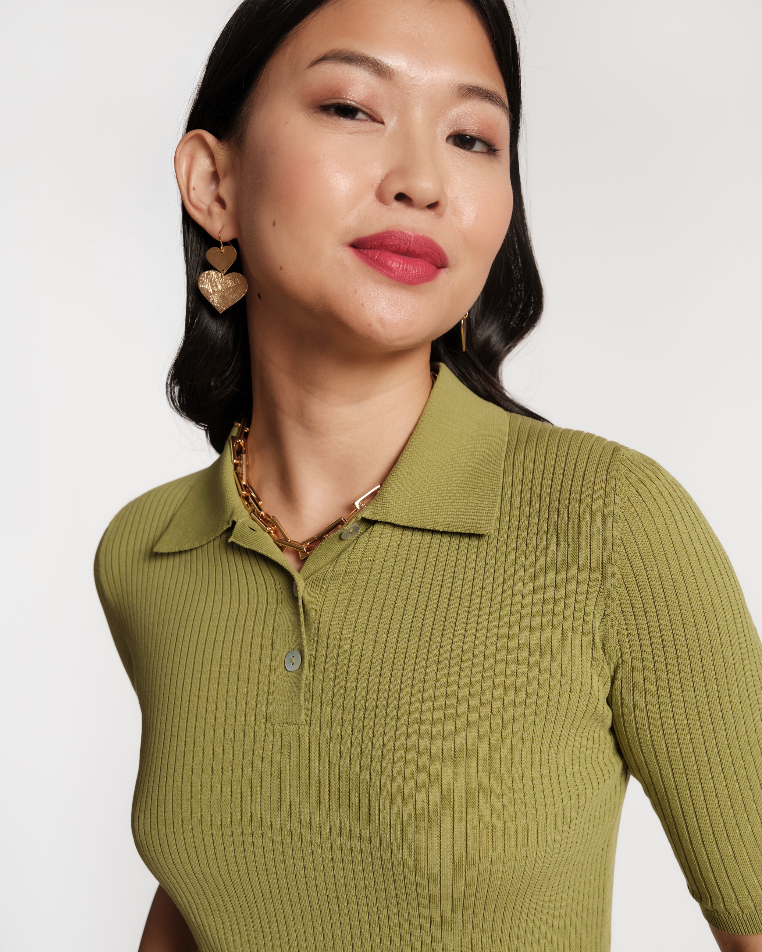 Krissy Polo - Green – Frances Valentine