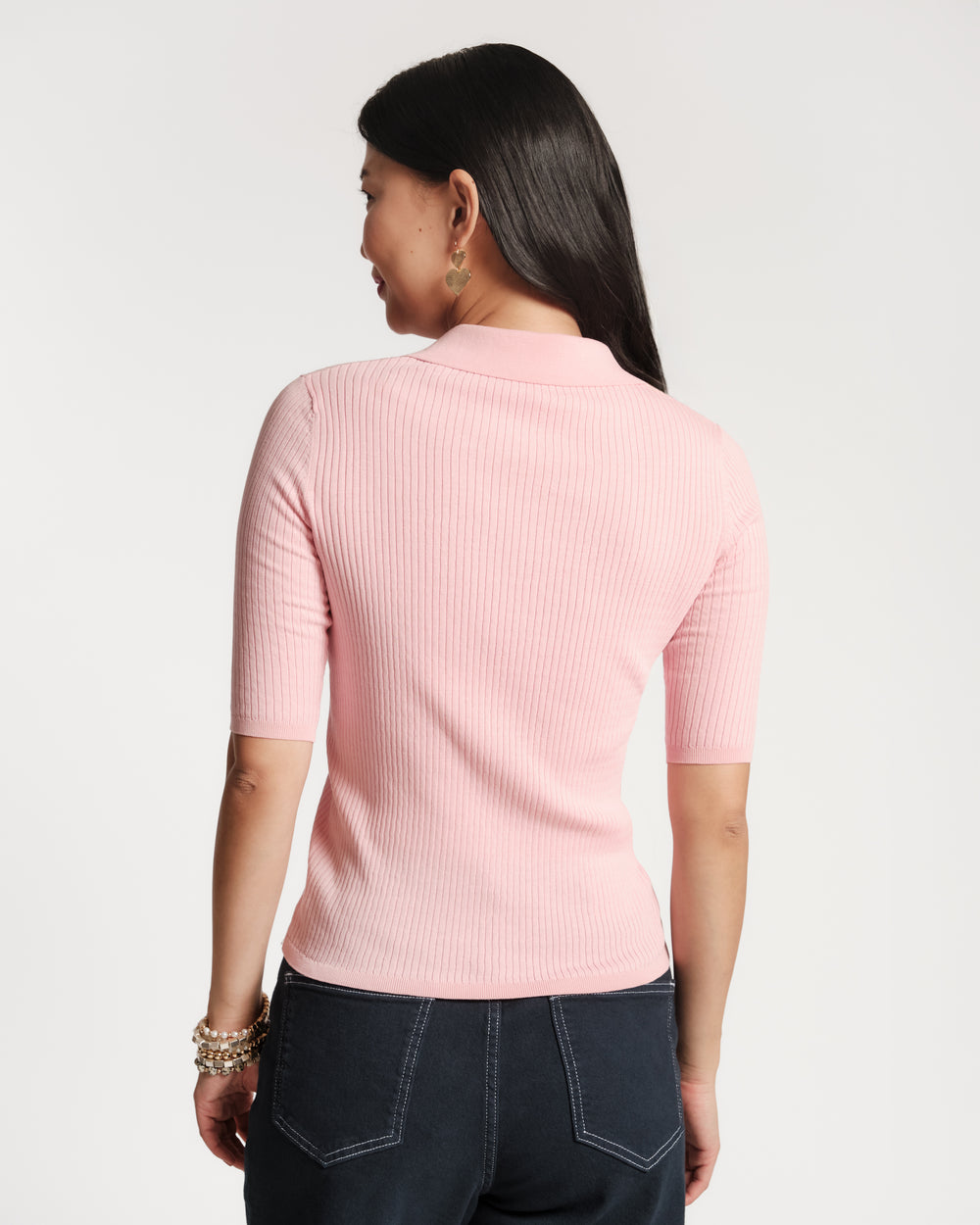 Krissy Polo - Pink Tops Frances Valentine