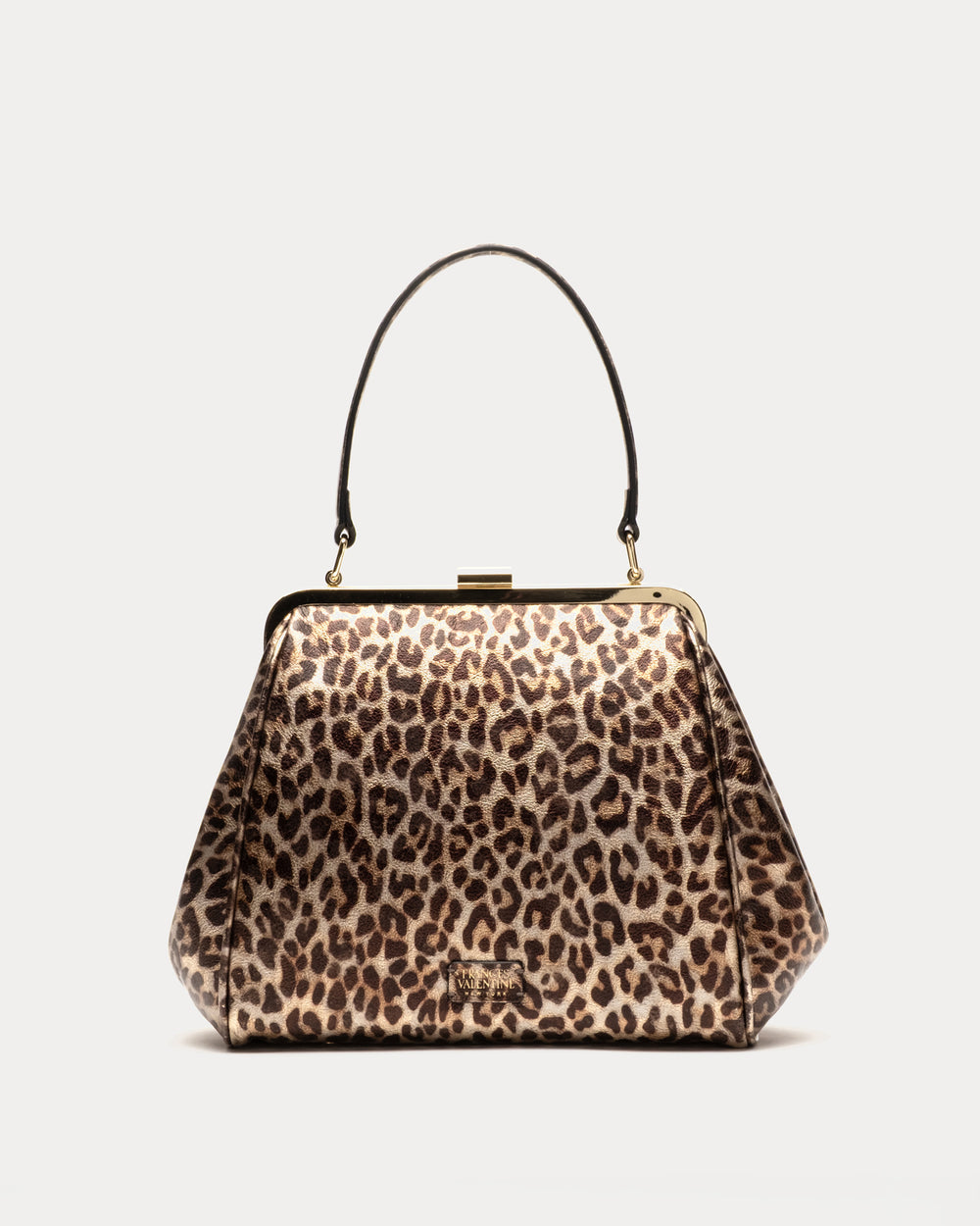 Katherine Frame Bag - Metallic Leopard Frame Bag Frances Valentine
