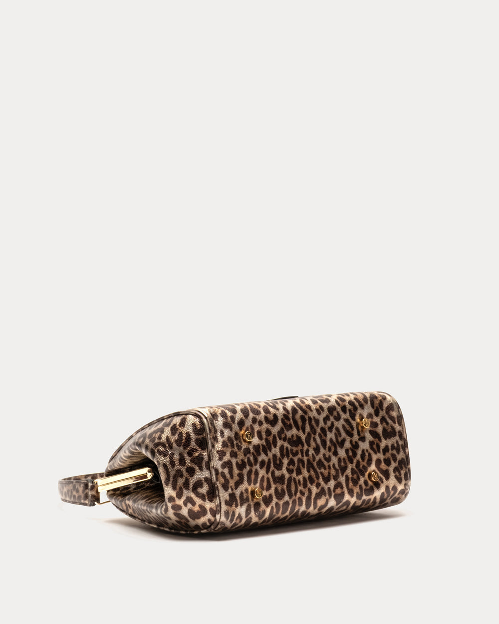 Katherine Frame Bag - Metallic Leopard Frame Bag Frances Valentine