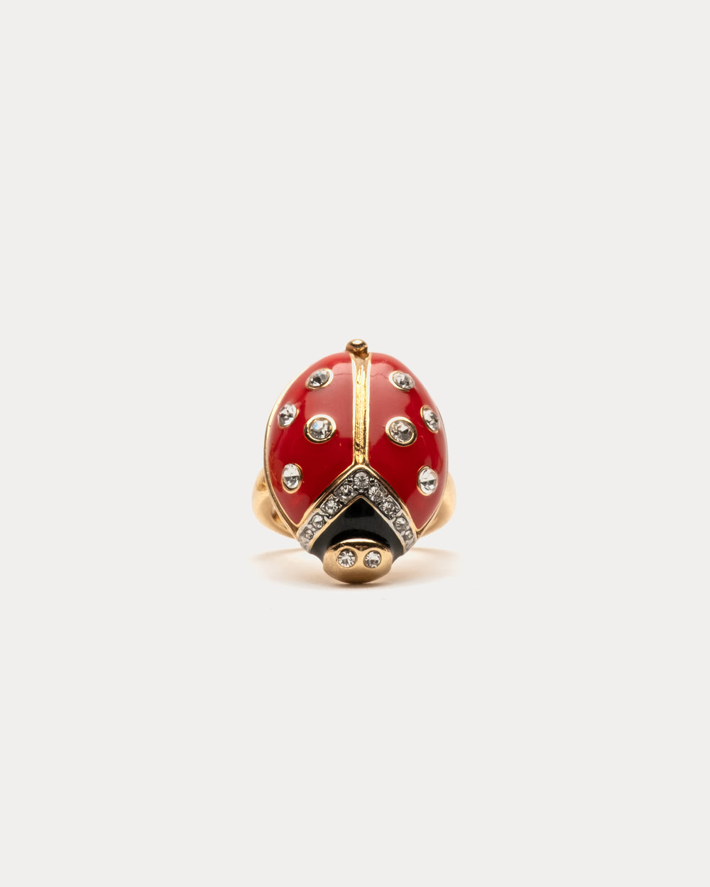 Ladybug Ring - Red