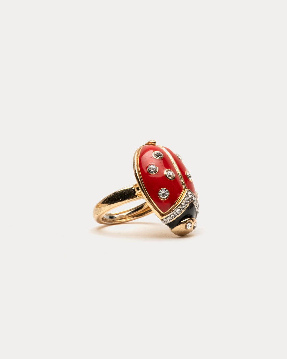 Ladybug Ring - Red