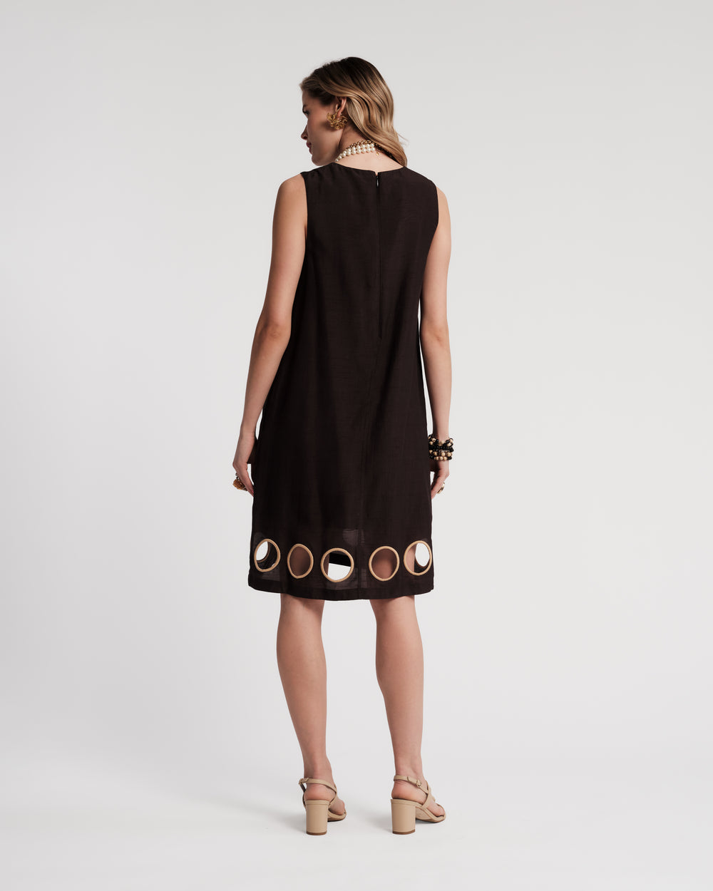 Lily Cut Out Mini Dress - Black Dresses Frances Valentine