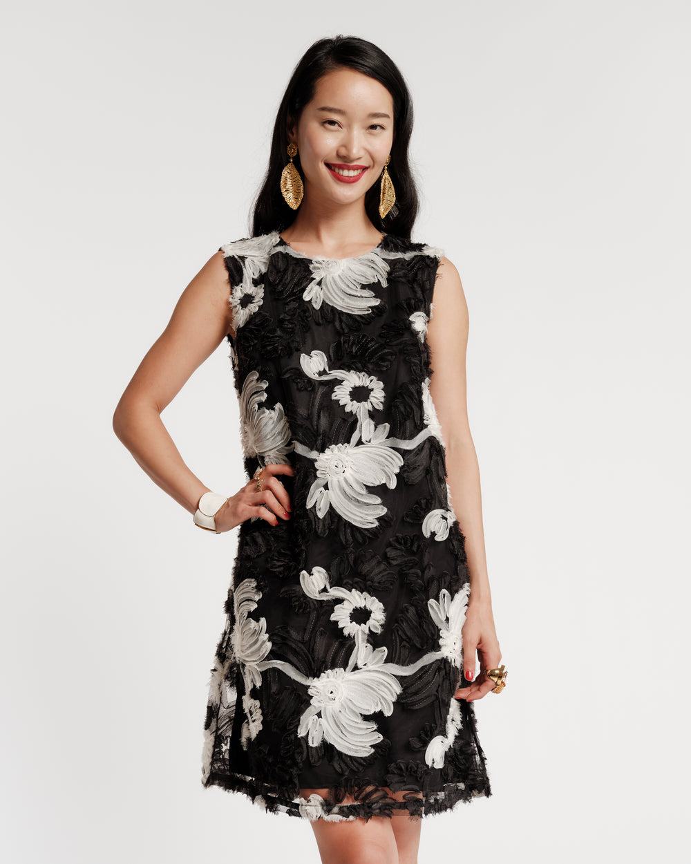 Lilly Shift Dress - Whirling Daisy Dresses Frances Valentine