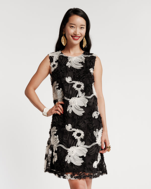 Lilly Shift Dress - Whirling Daisy Dresses Frances Valentine