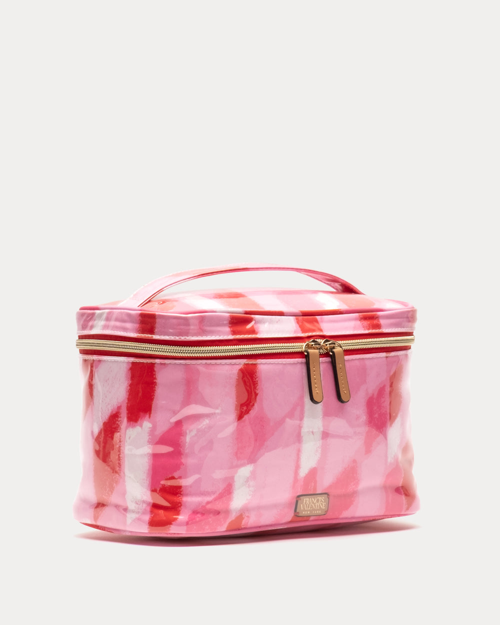 Train Case Cosmetic - Lipstick Lattice