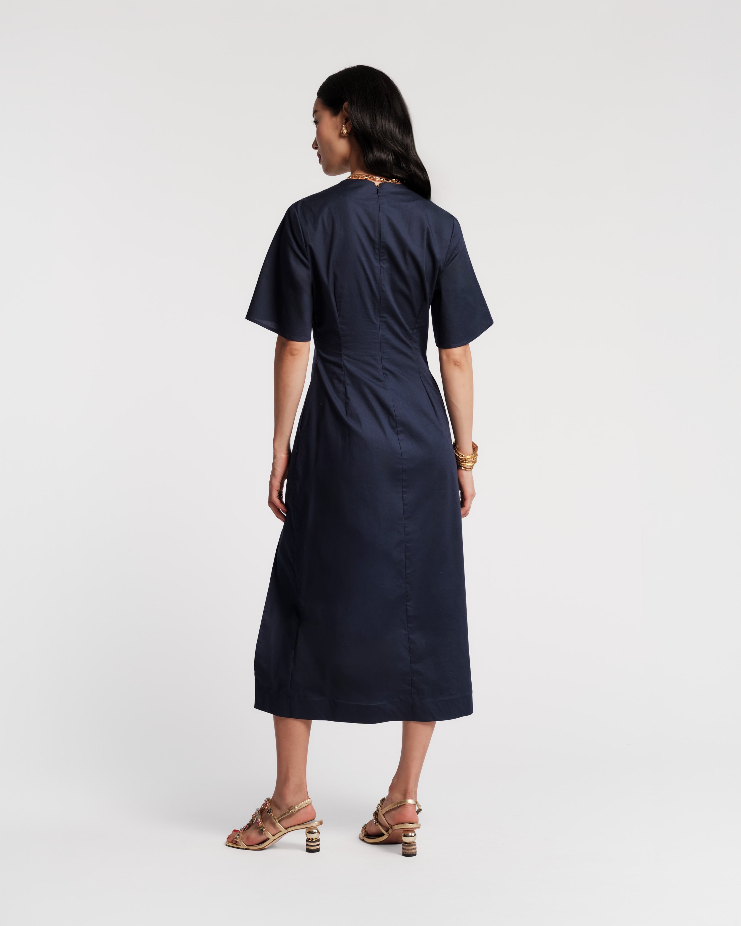 lorie maxi dress Frances Valentine Lori Maxi Dress Navy / XS
