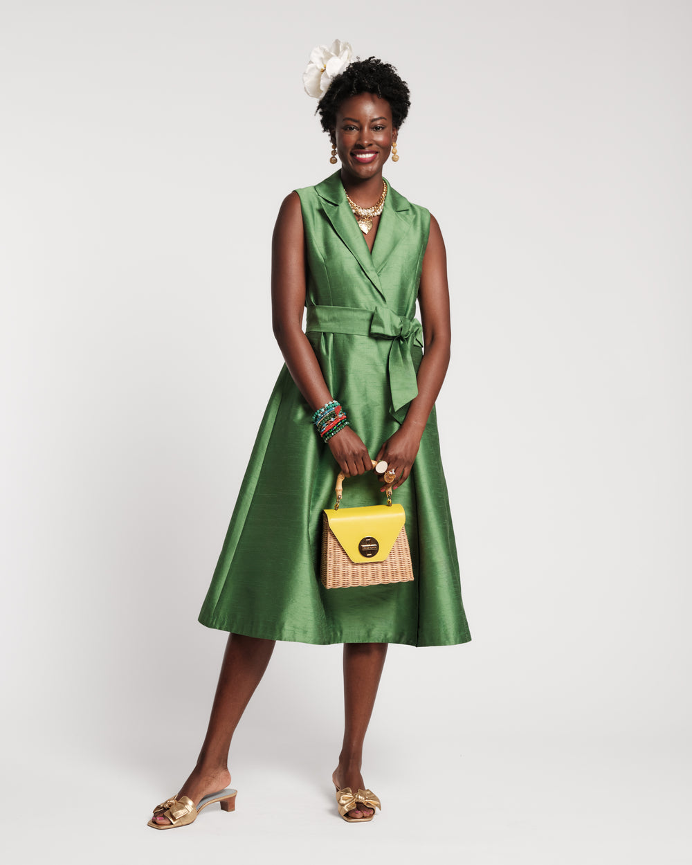 Lucia Wrap Dress - Fern Dresses Frances Valentine