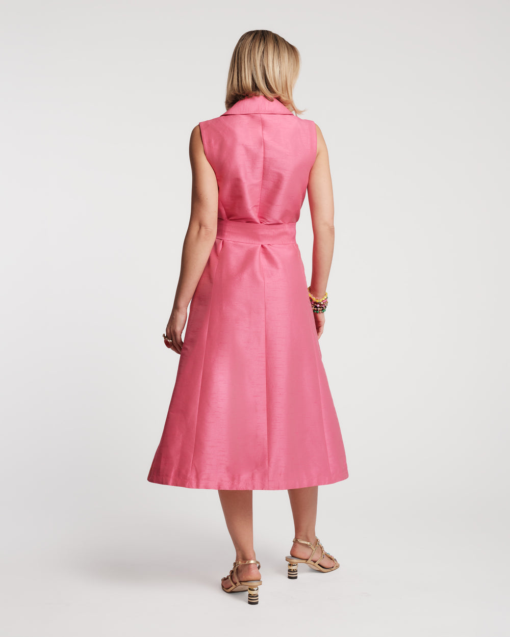 Lucia Wrap Dress - Pink Dresses Frances Valentine