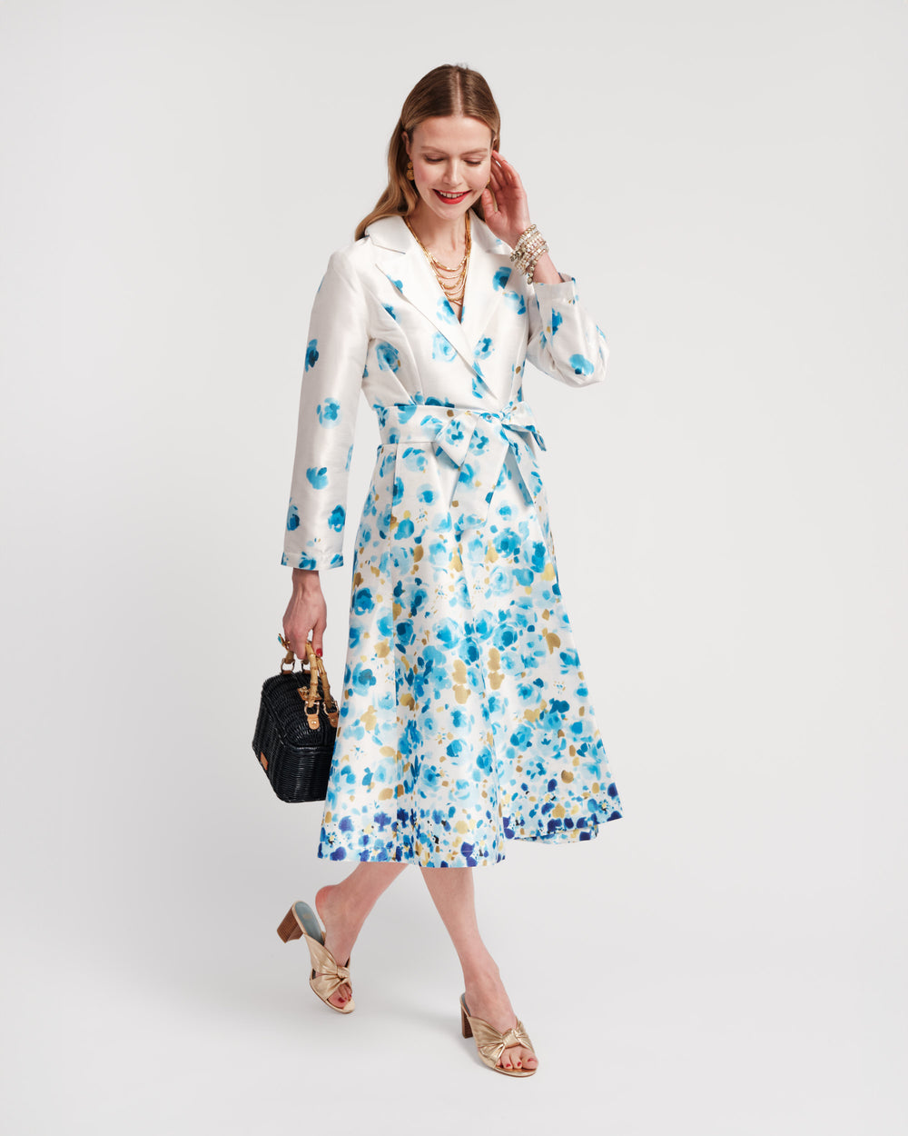 Lucille Wrap Dress - Pocket Full of Posies - Frances Valentine