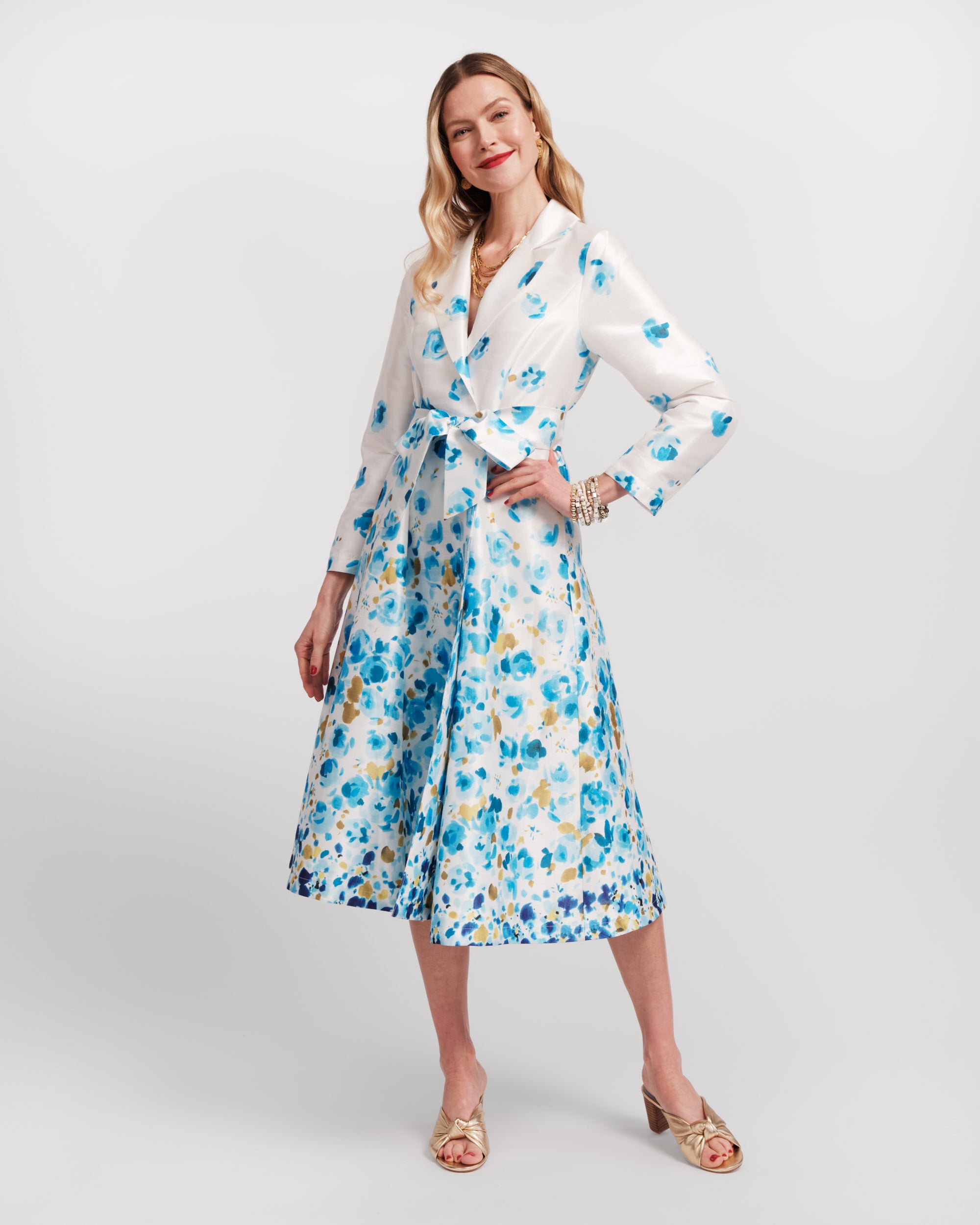 Lucille Wrap Dress - Pocket Full of Posies – Frances Valentine
