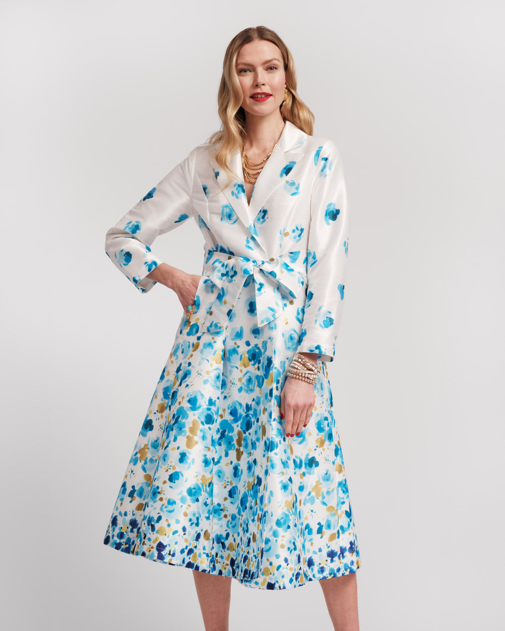 Lucille Wrap Dress - Pocket Full of Posies - Frances Valentine